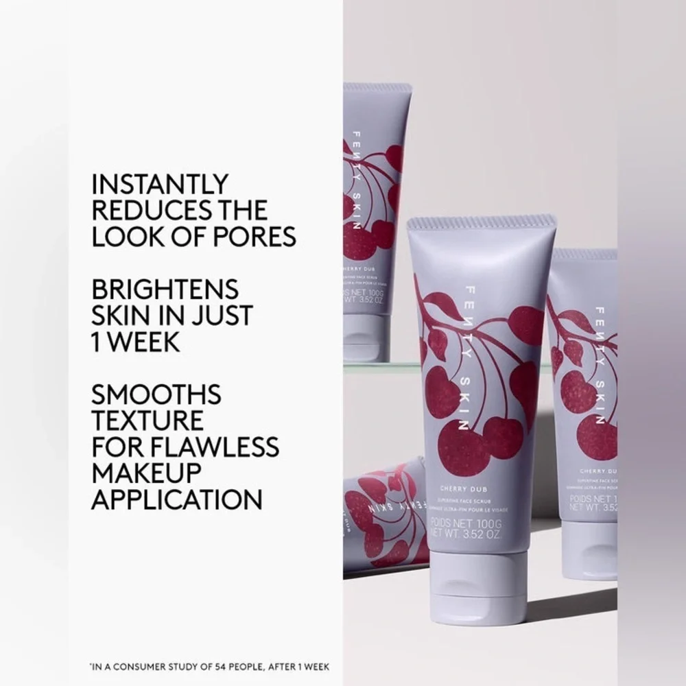 🍒 Fenty Skin Cherry Dub Superfine Face Scrub - Full Size - Brand New - Sealed
